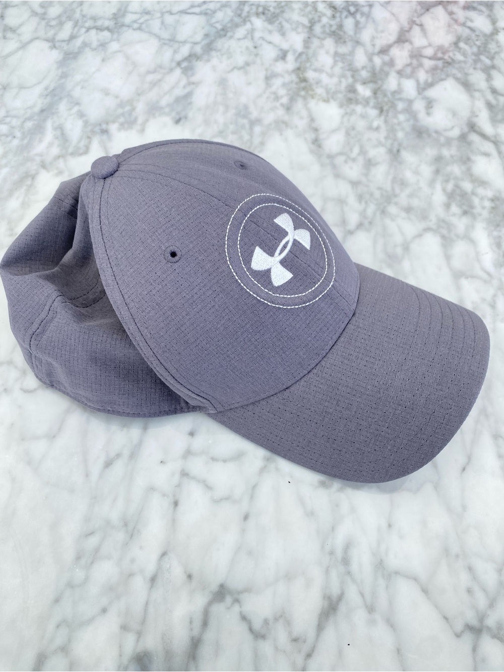 Under Armour gray Cap with White Logo